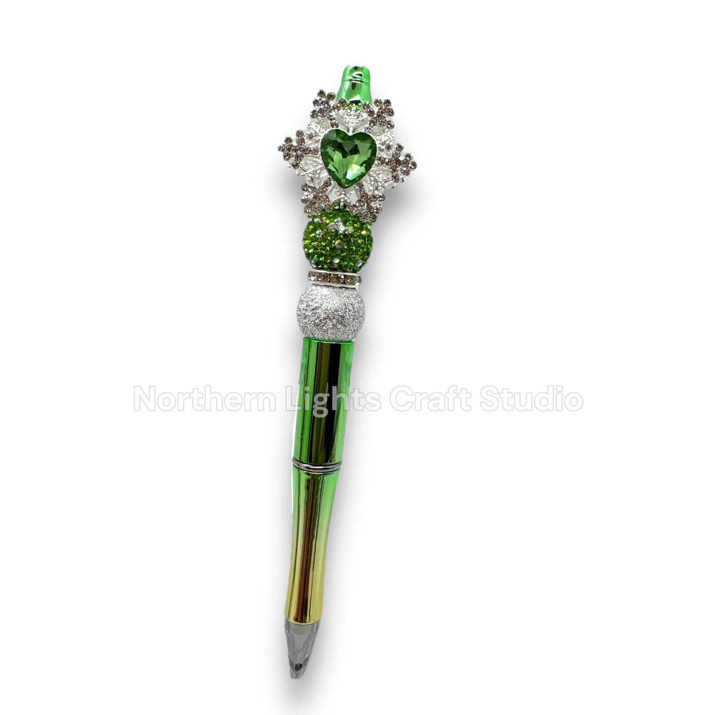 Fancy Snowflake Metal Rhinestone Fancy Pen