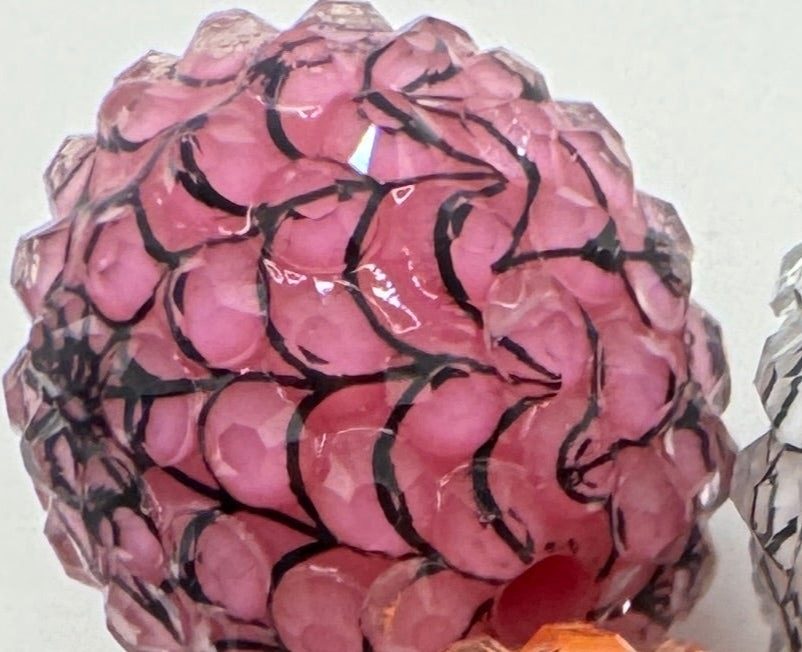 20mm Halloween Rhinestone Acrylic Bead Mix - 10 pc.