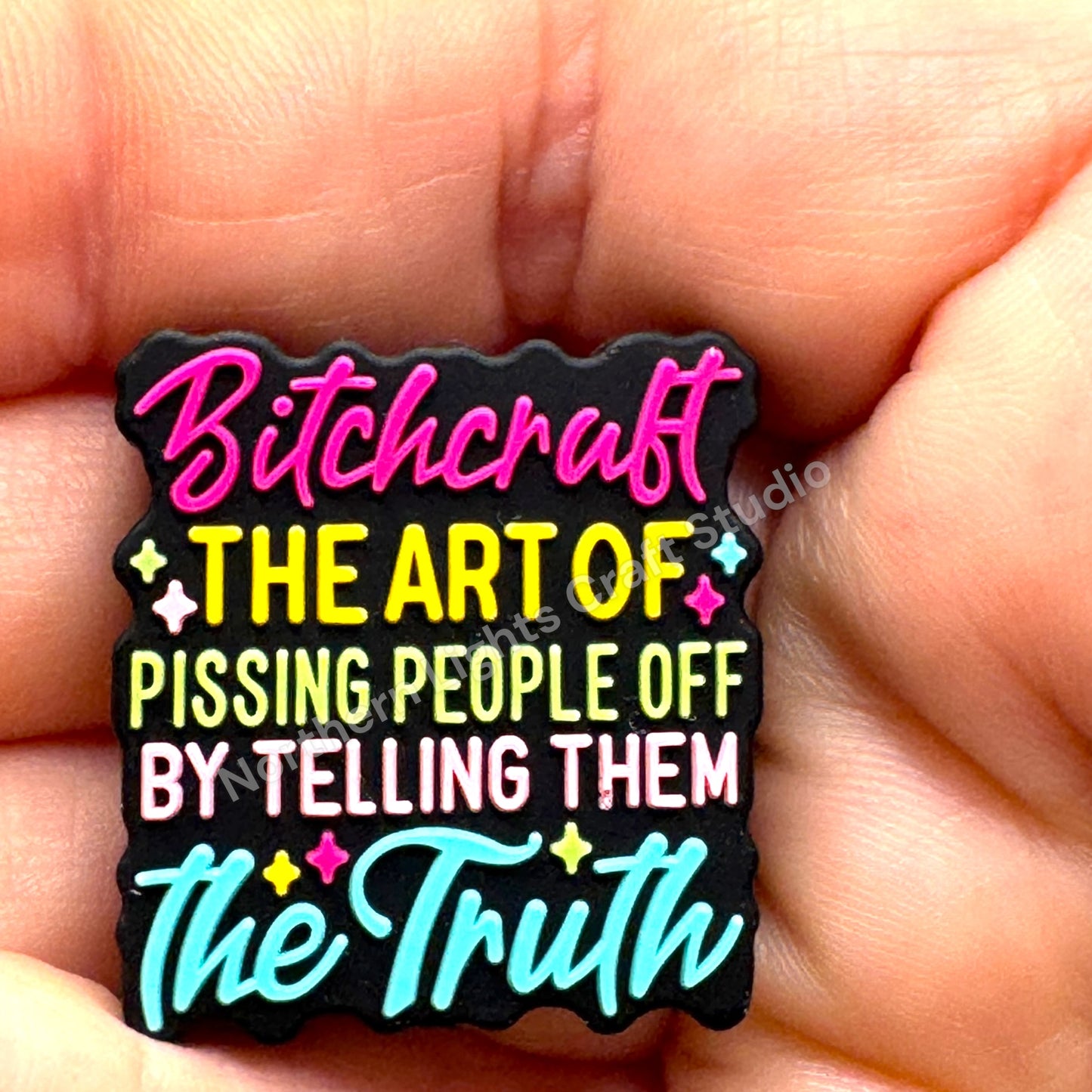 B*tchcraft the art of P*ssing people off by Telling Them the Truth Sarcastic Focal