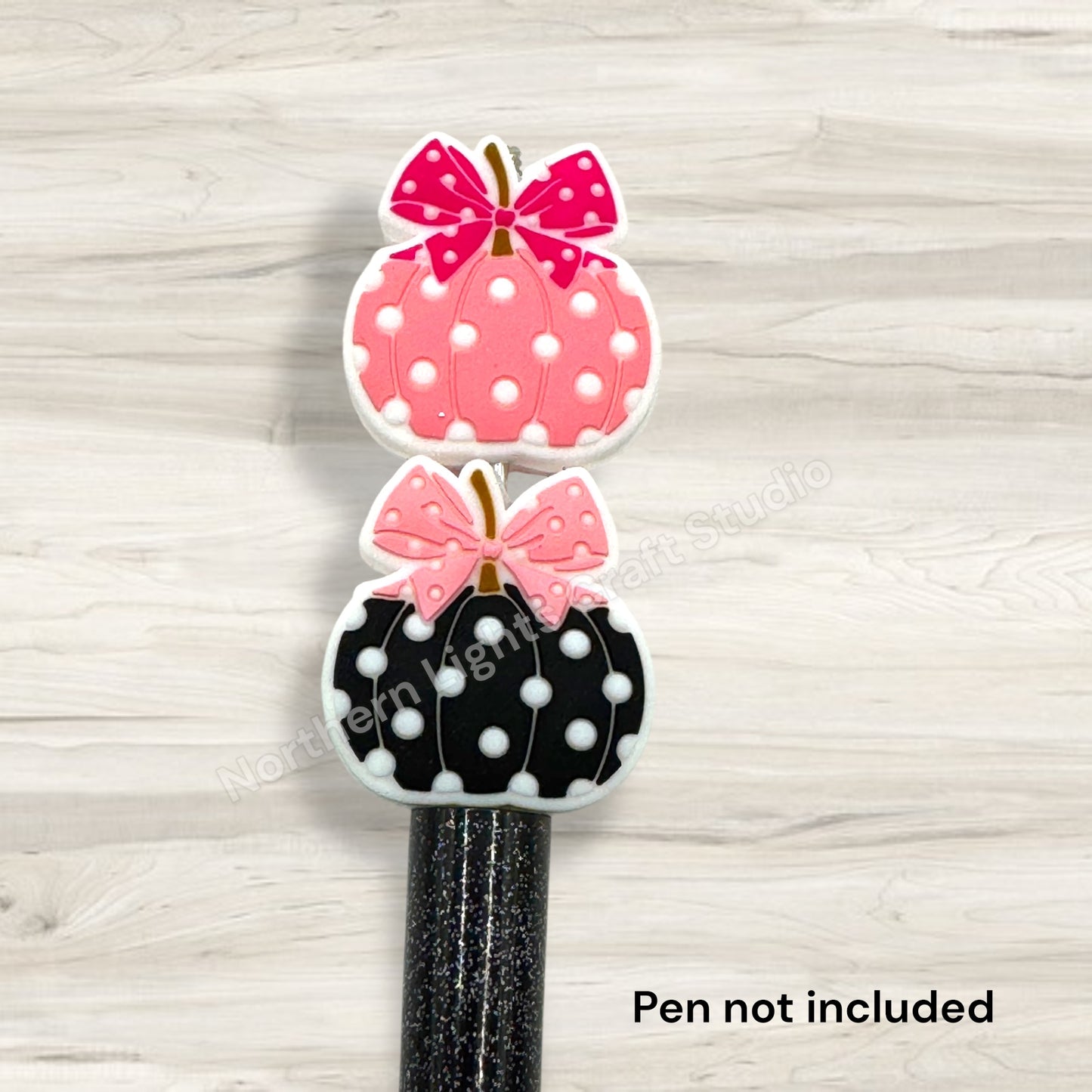 Polka Dot Pumpkin / Breast Cancer Awaress Pink Pumpkin Focal / Halloween Bead