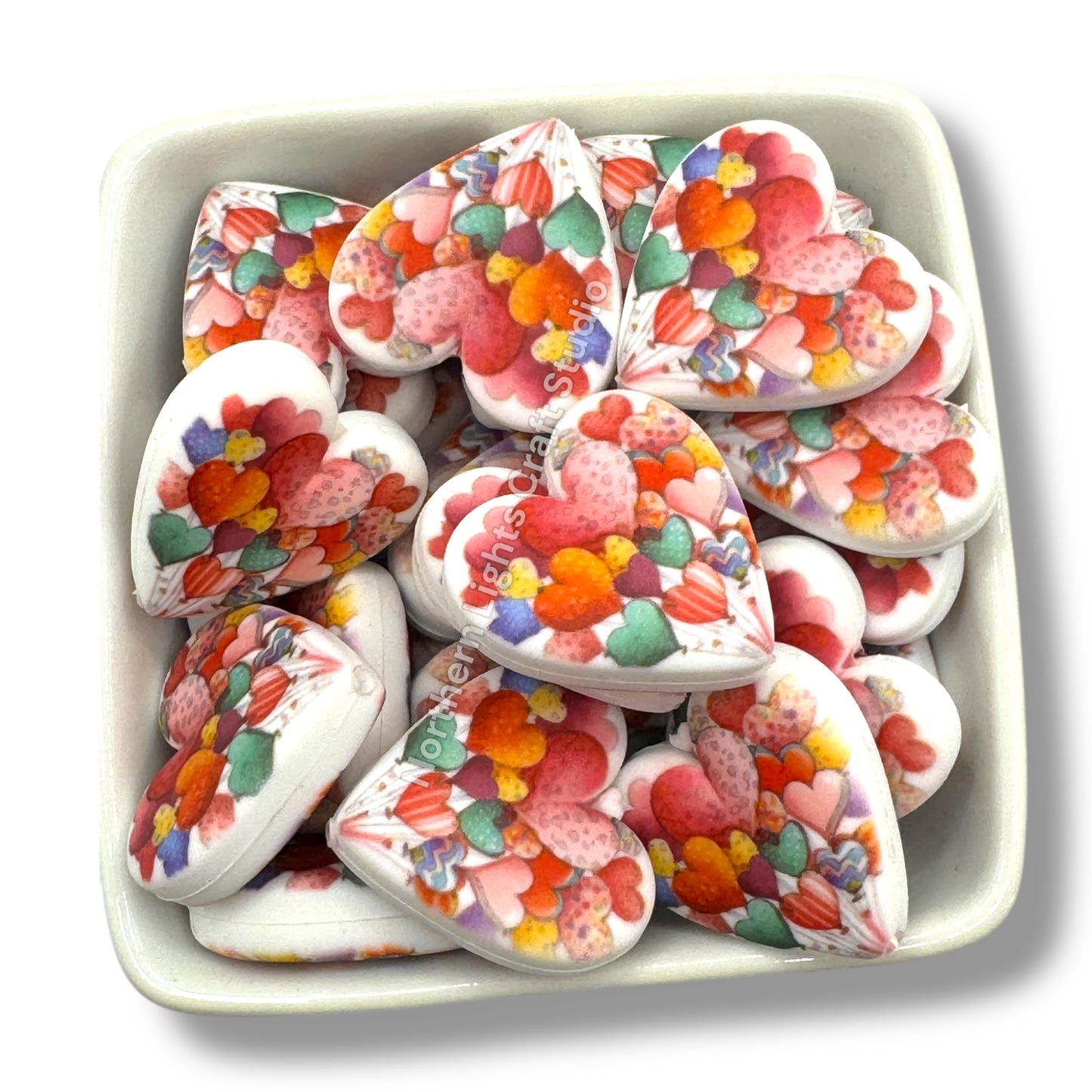 Balloon Printed Heart Focal