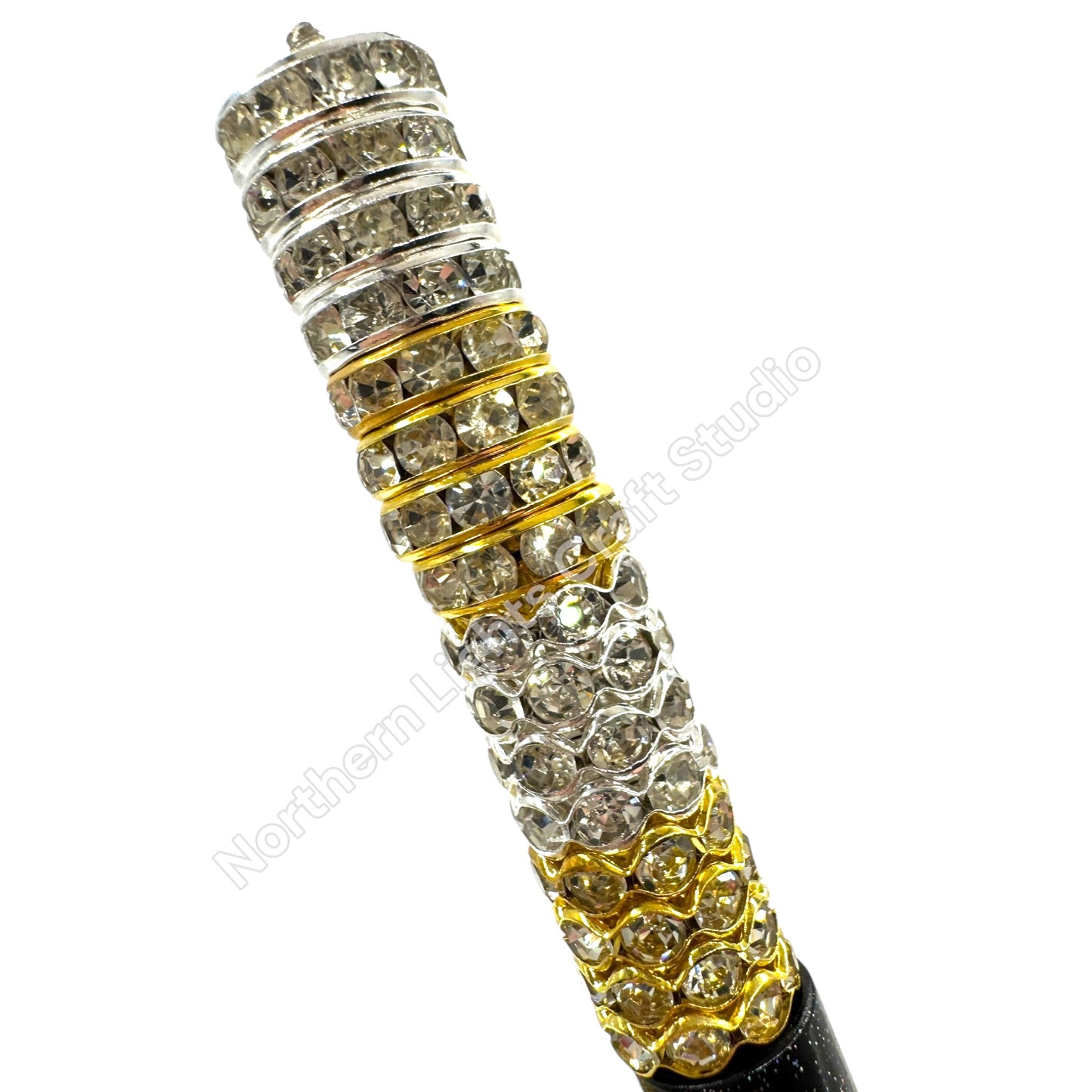 Metal Rhinestone Spacers 8, 10, or 12mm - 30 pcs.