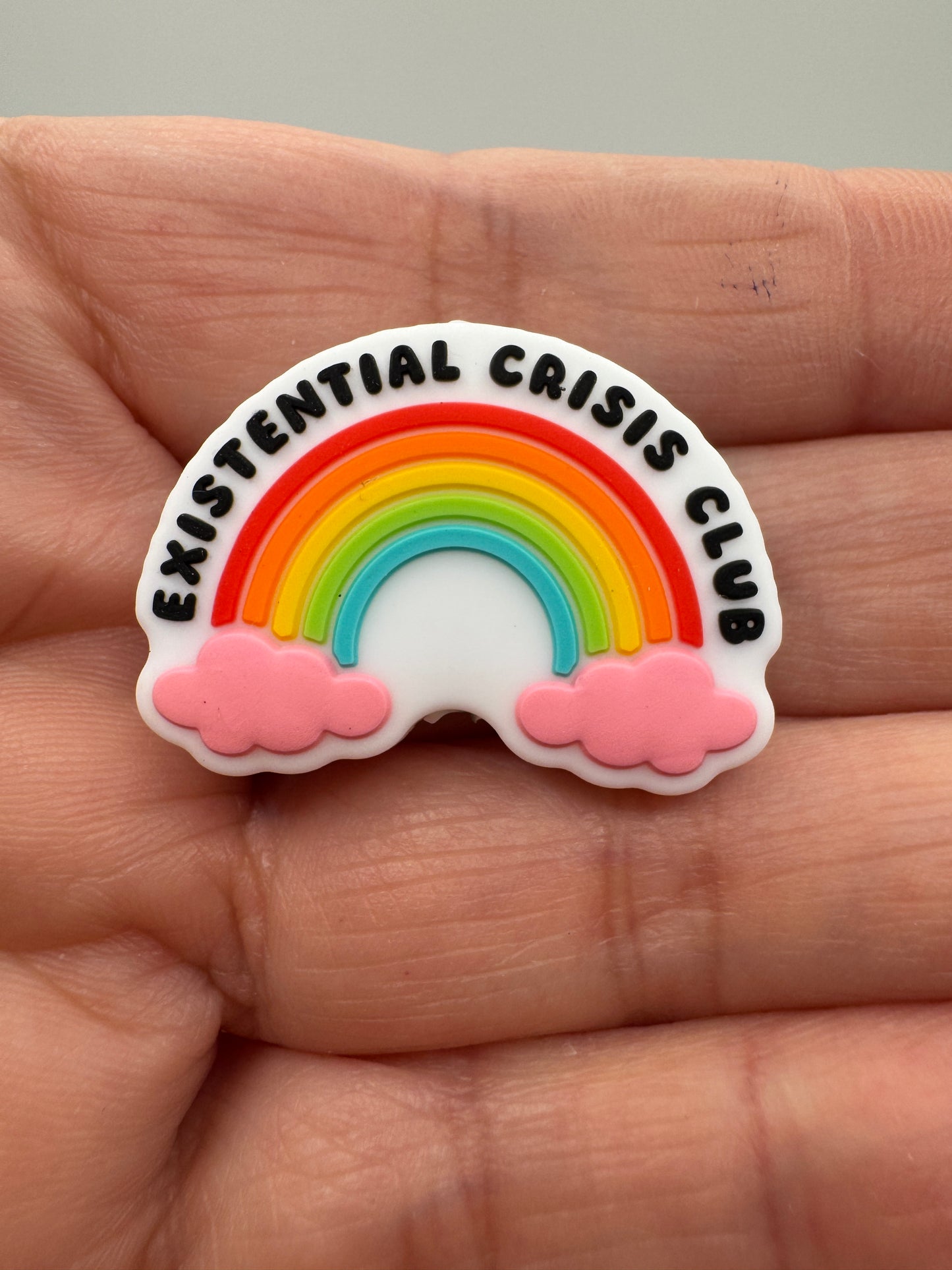 Existential Crisis Club Silicone Focal Bead