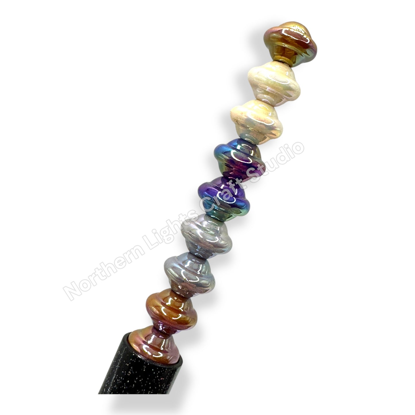 UFO Shaped Acrylic Spacers 10mm- 25 pcs.