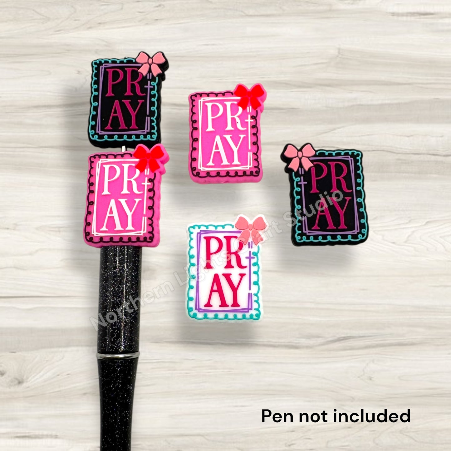 Pray Silicone Focal Bead