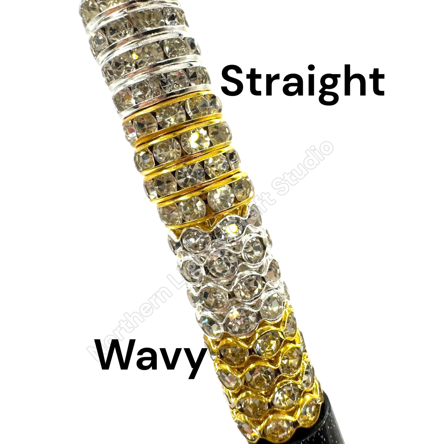 Metal Rhinestone Spacers 8, 10, or 12mm - 30 pcs.