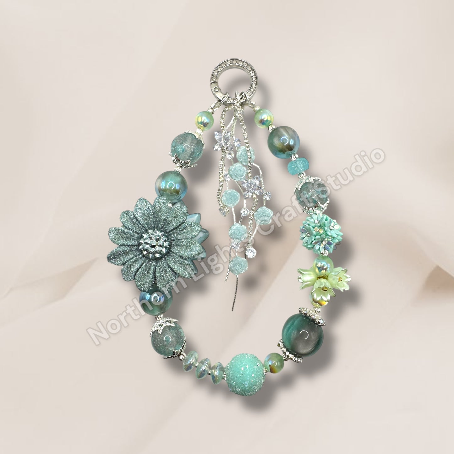 Frosted Mint Keychain