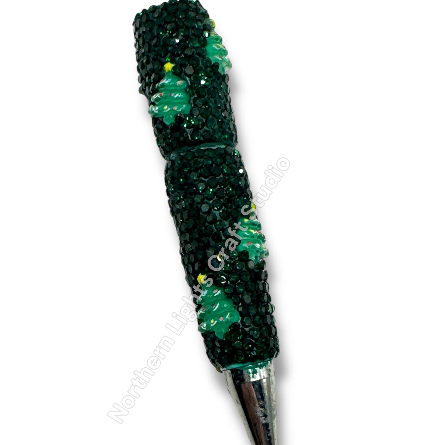 Beadable Christmas Rhinestone Pens