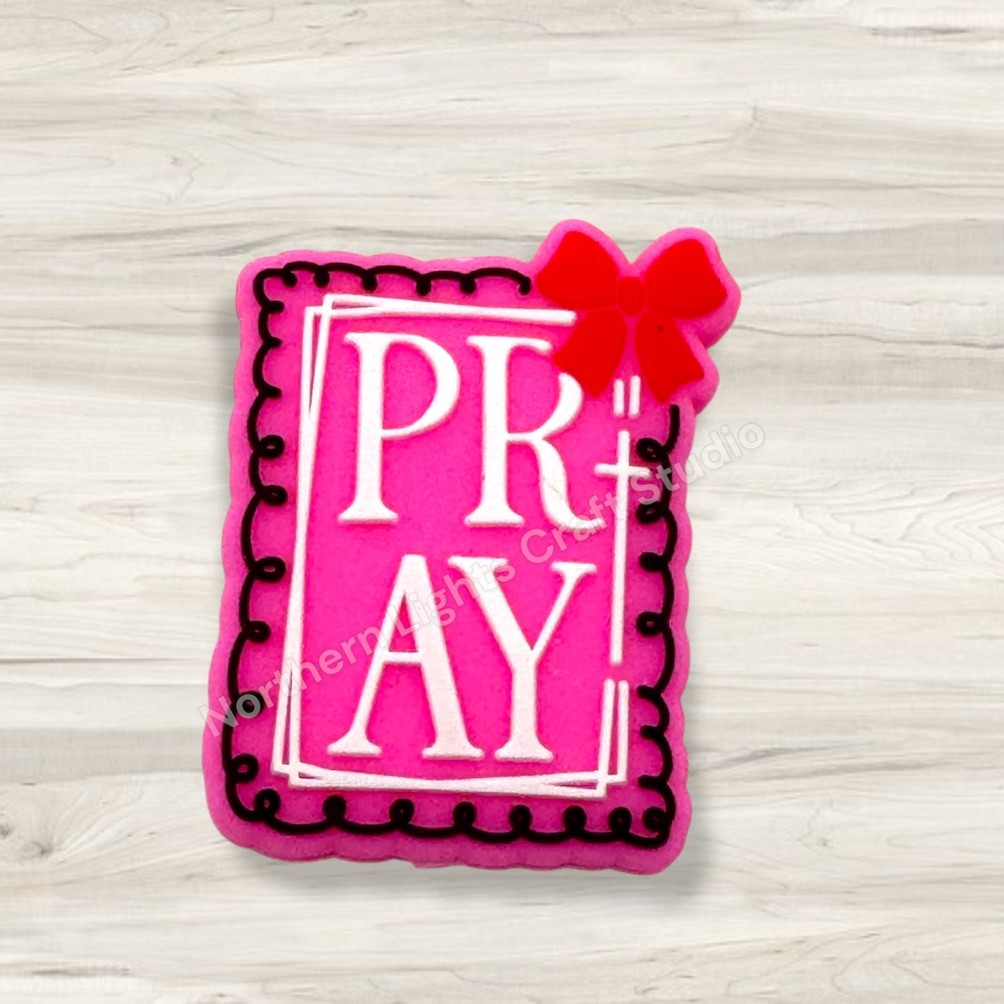 Pray Silicone Focal Bead