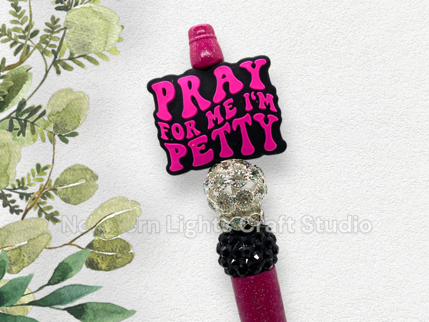 Sarcastic Pens, Bling Pens, Burn Book Gift, Beaded Sarcastic Pens, Sarcastic Pen, Sarcastic, Sassy Pens, Pettiness Gift, Sarcasm