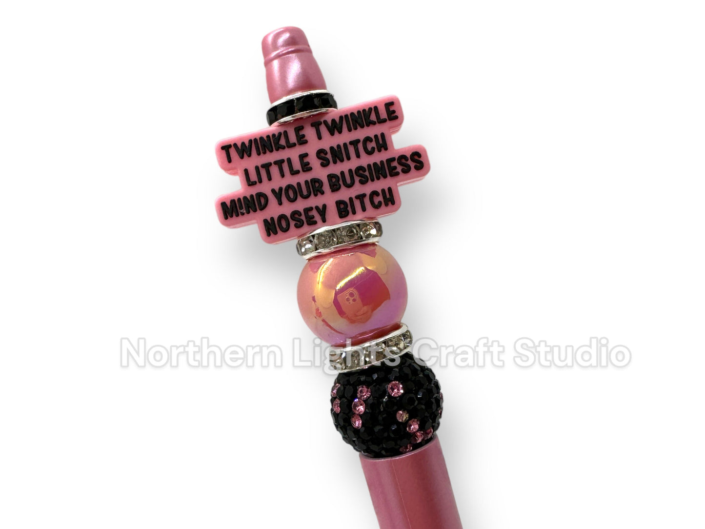 Swear Words Beaded Pens,, Sarcastic Pen, Beaded F*ck Pen, Swear Word Pens, Nosey B*tch, Hocus Pocus, Full of S*it, Don't F*ck With Me