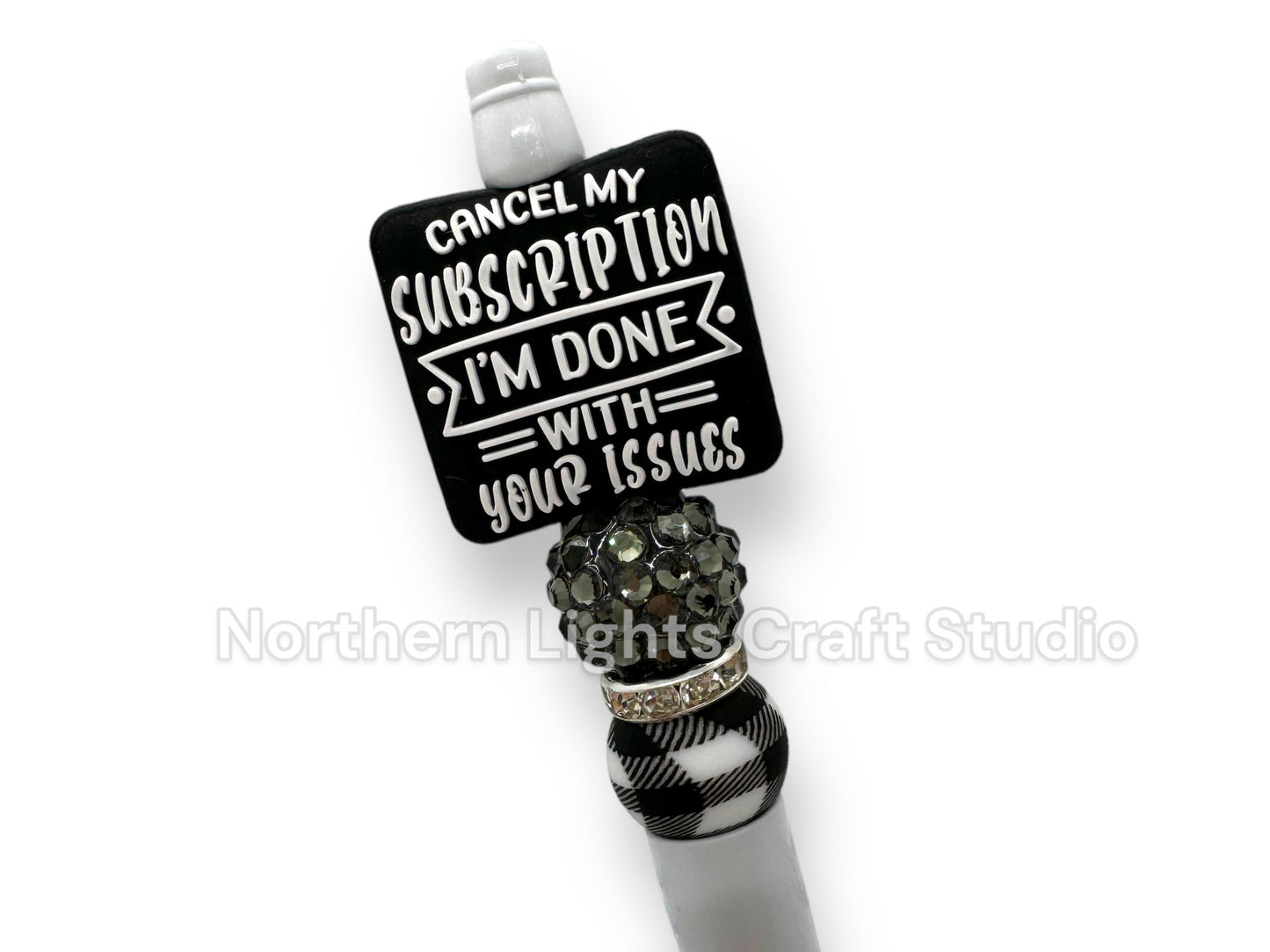 Sarcastic Pens, Bling Pens, Anxiety Pen, Custom Beaded Sarcastic Pens, Sarcastic Silicone Beads, Sassy Pens , Attitude Pens