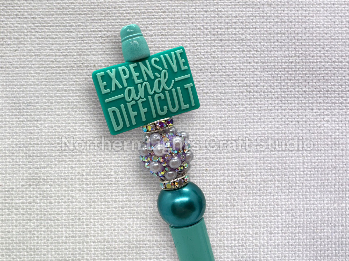 Sarcastic Beaded Pens, I Said What I Said, If My Mouth Doesn't Say It My Face Definitely Will, Not Bossy Just Aggressively Helpful Pen