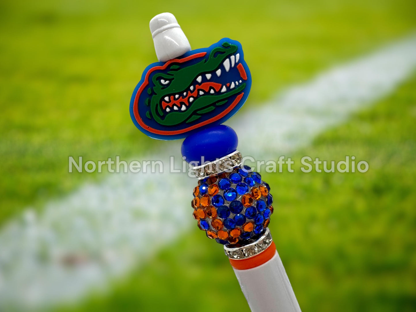 Custom Beaded Florida Alligator Pen