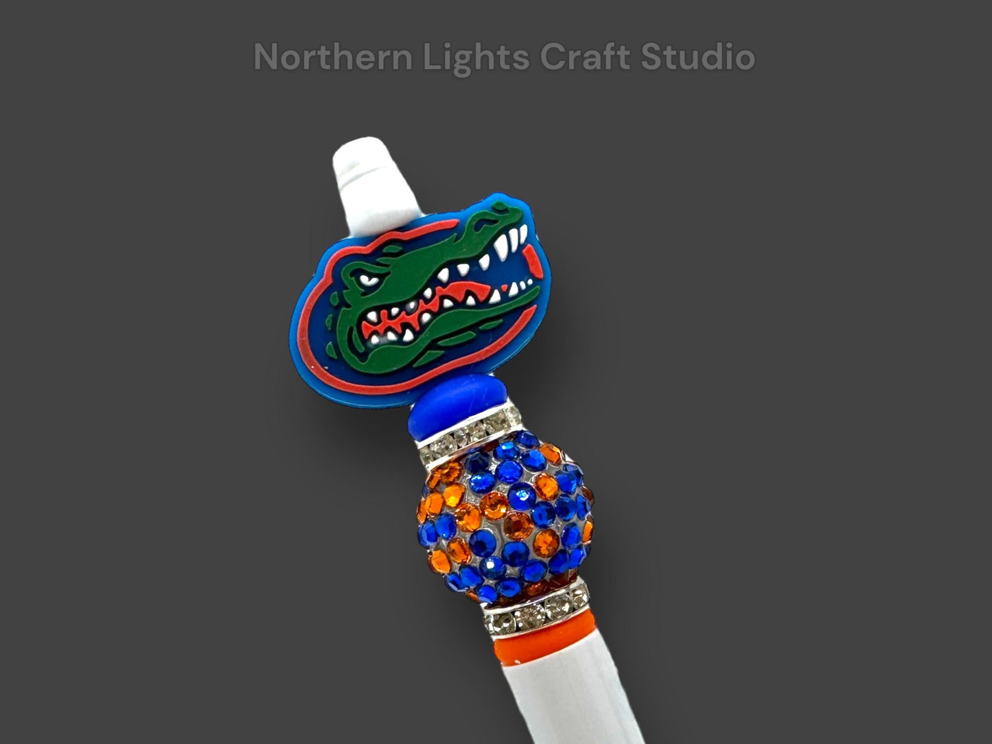 Custom Beaded Florida Alligator Pen