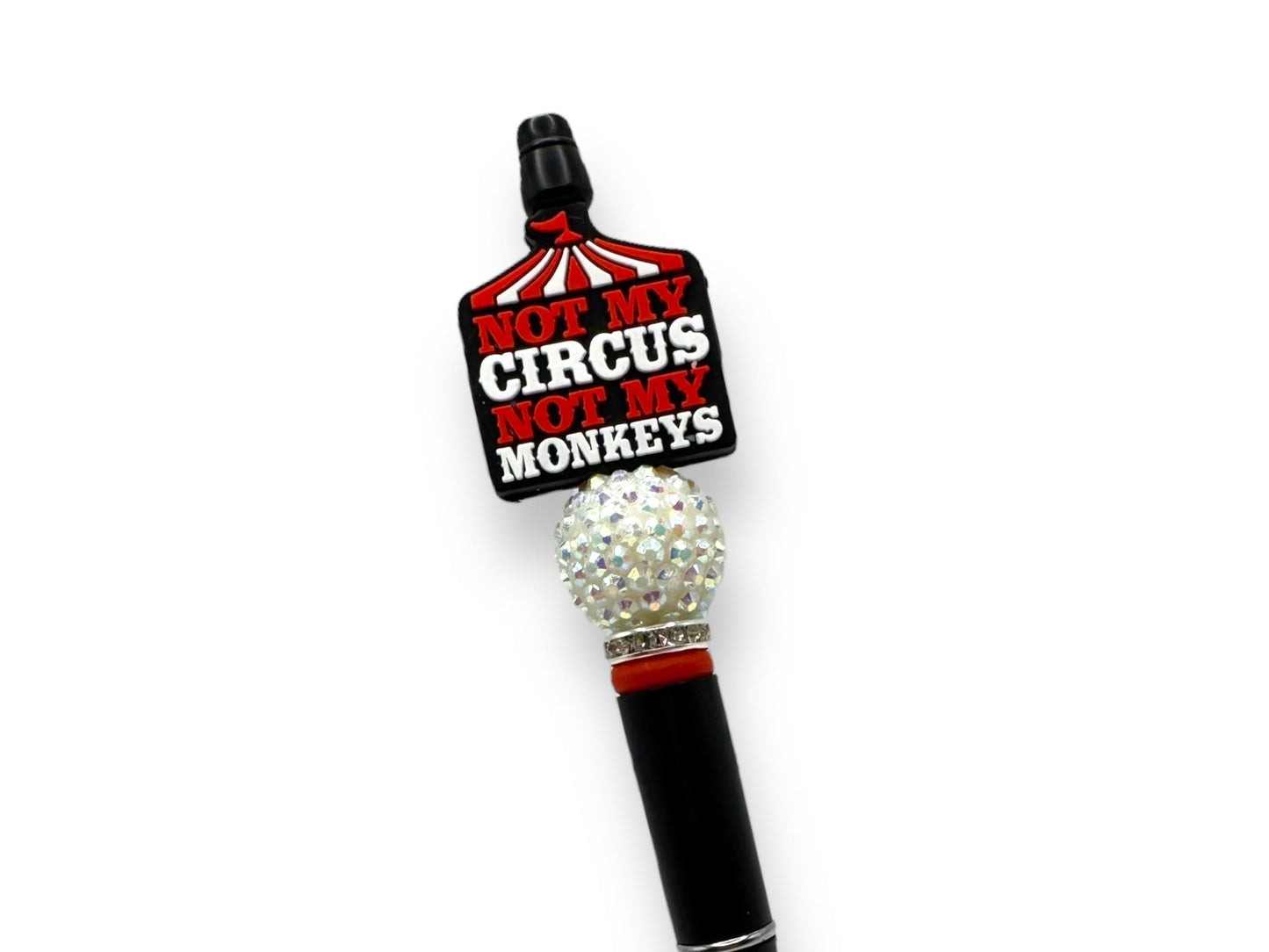 Sarcastic Pens, Bling Pens, Anxiety Pen, Custom Beaded Sarcastic Pens, Sarcastic Silicone Beads, Sassy Pens , Attitude Pens
