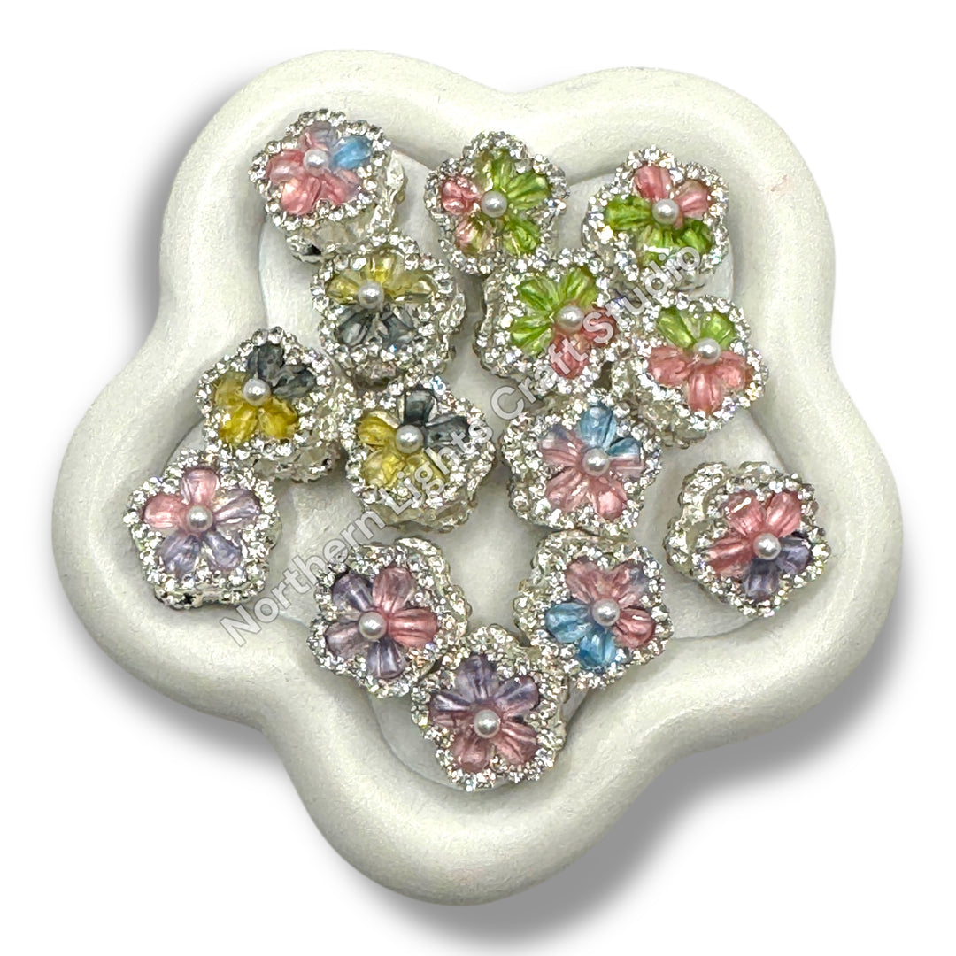 Metal Alloy Metal Beads - Books, Rainbows, Butterflies, Flowers, Bows, Heart Metal Beads - Read Description -Fits Pen