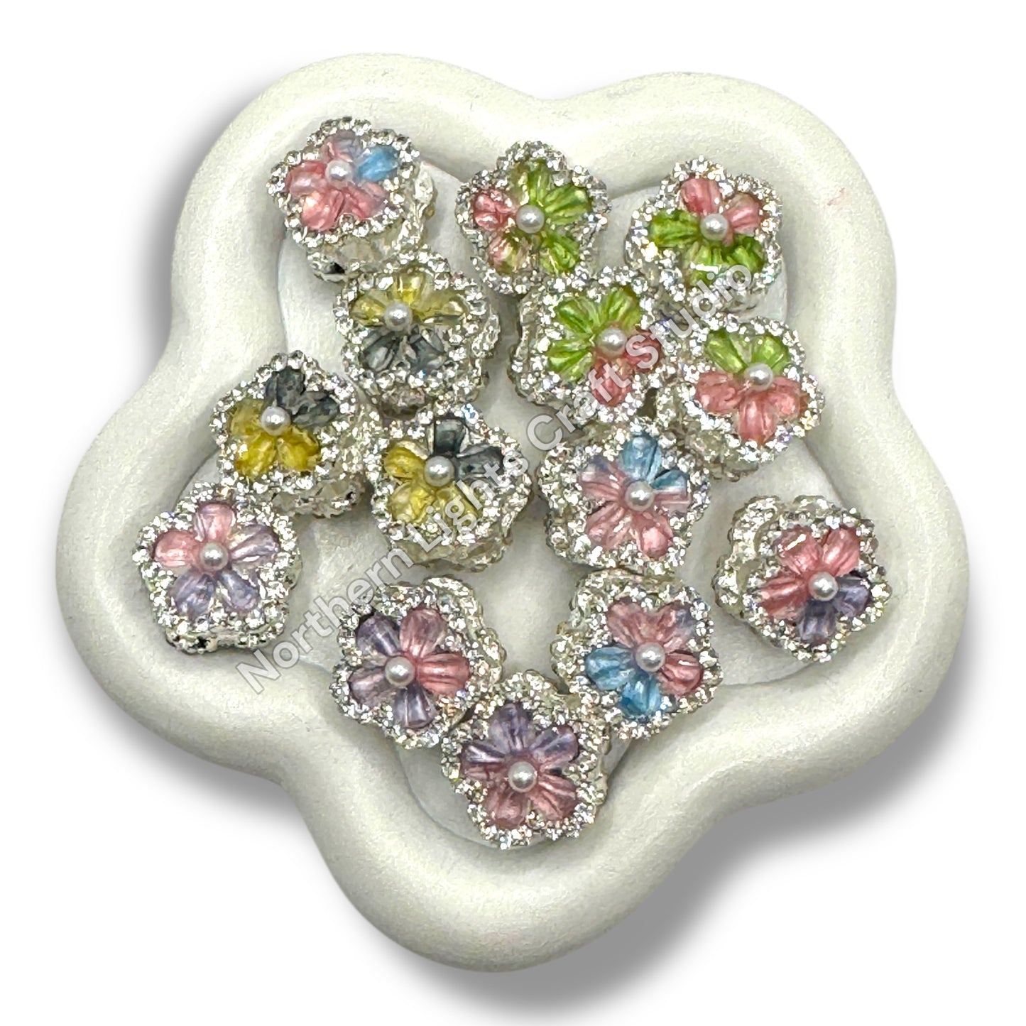 Metal Alloy Metal Beads - Books, Rainbows, Butterflies, Flowers, Bows, Heart Metal Beads - Read Description -Fits Pen