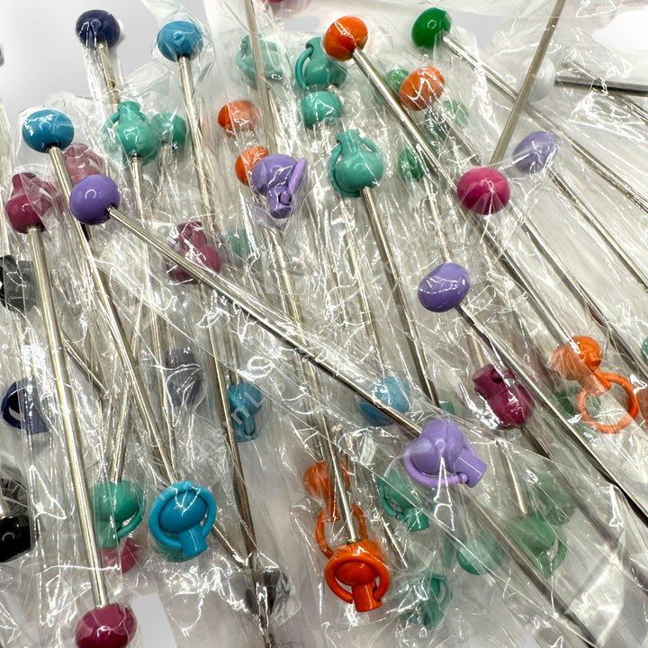 Beadable Metal Keychain Bars - 10 pcs.