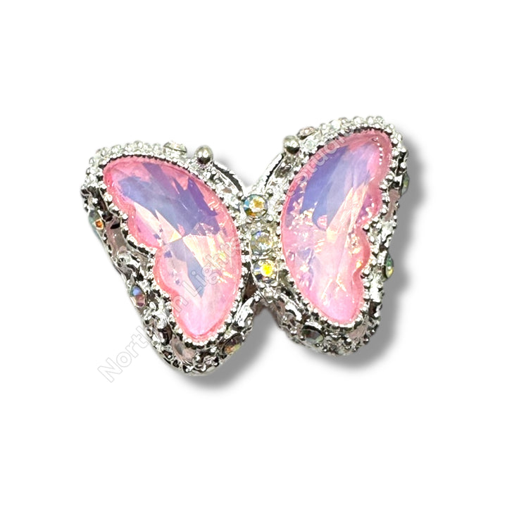 Metal Butterfly Beads 20mmx28mm