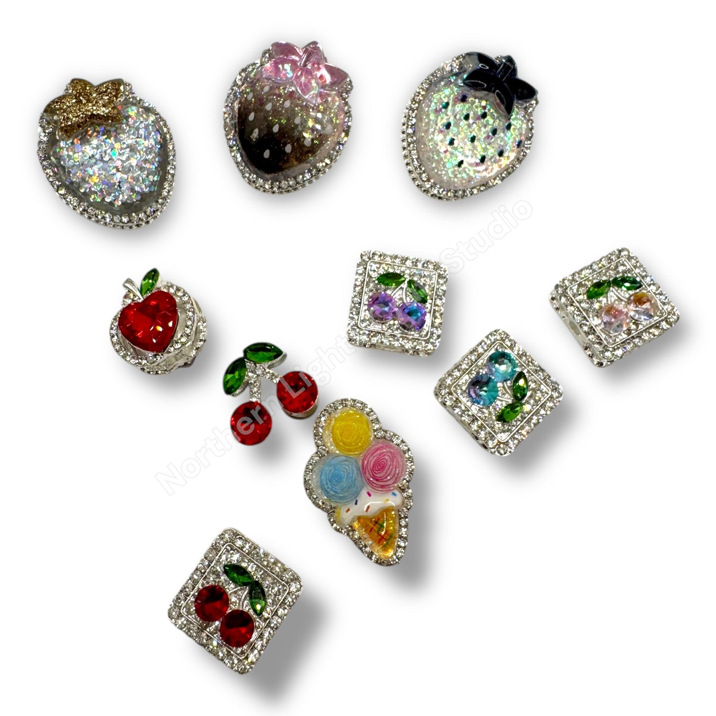 Metal Alloy Food Beads - 1pc. - Choose Option