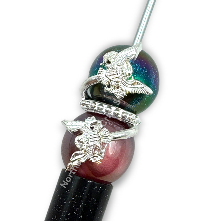 Americana Bead Wrap Spacers - 5pc. READ DESCRIPTION!