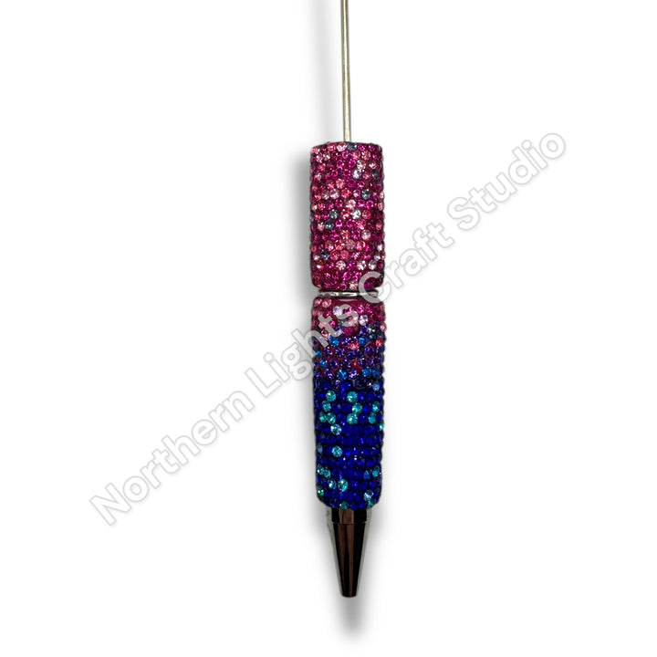 Aurora Borealis Rhinestone Beadable Pen Blank Collection