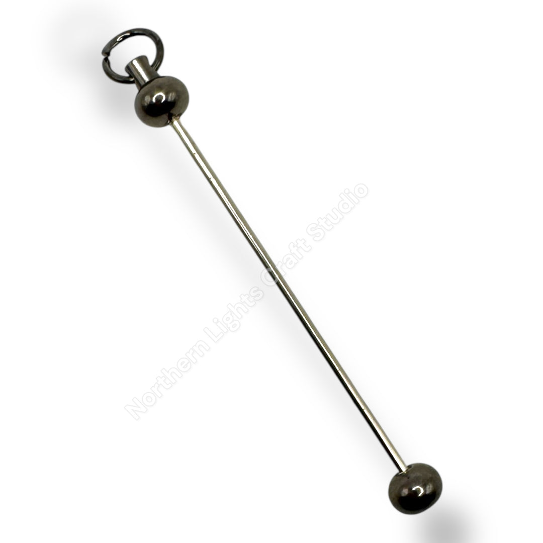 Beadable Metal Keychain Bars - 10 pcs.