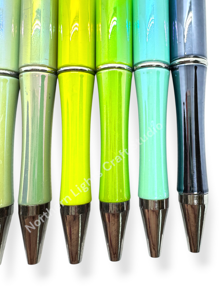 UV Coated Beadable Pens - 5pc.