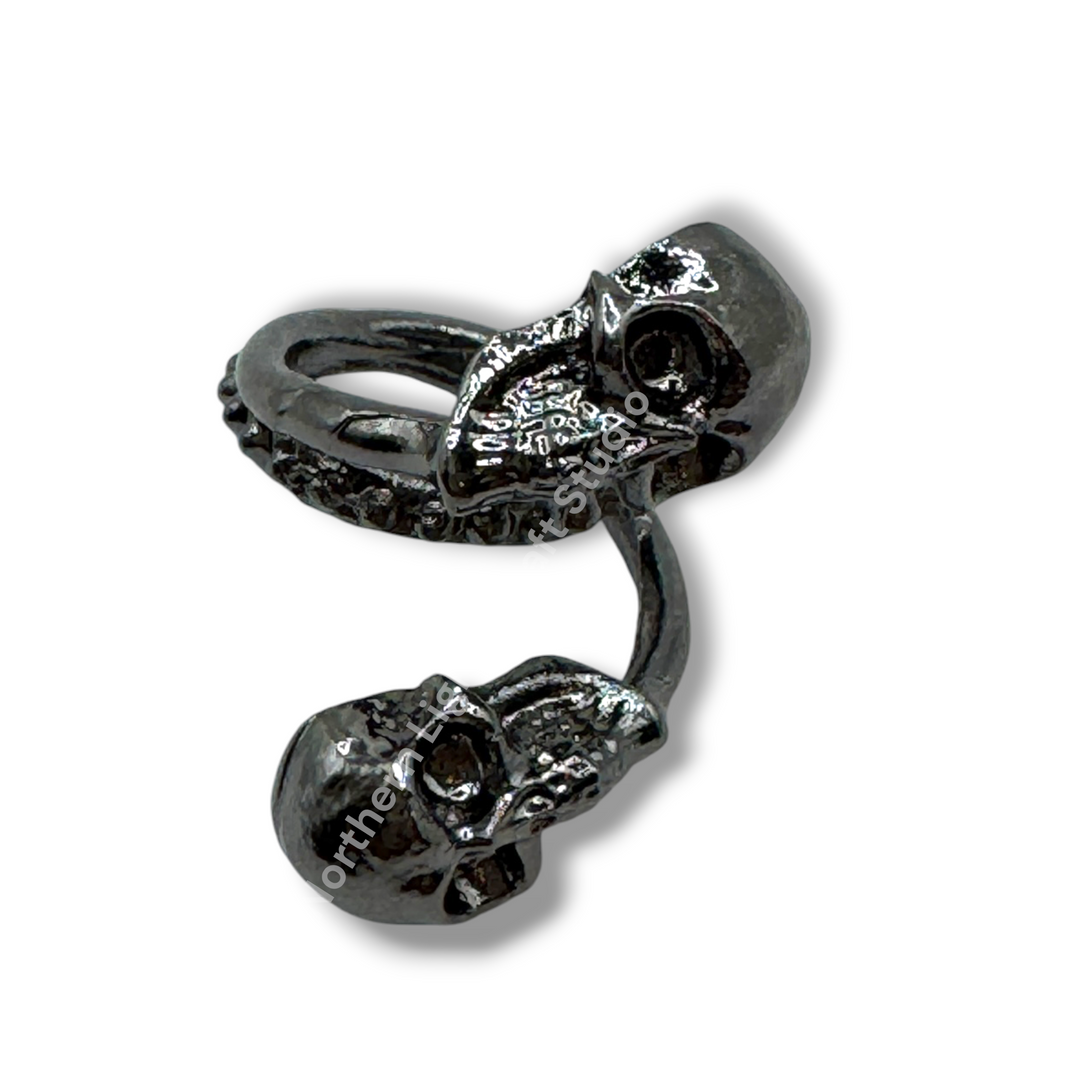Skull Bead Wrap Spacer -5pc. READ DESCRIPTION!