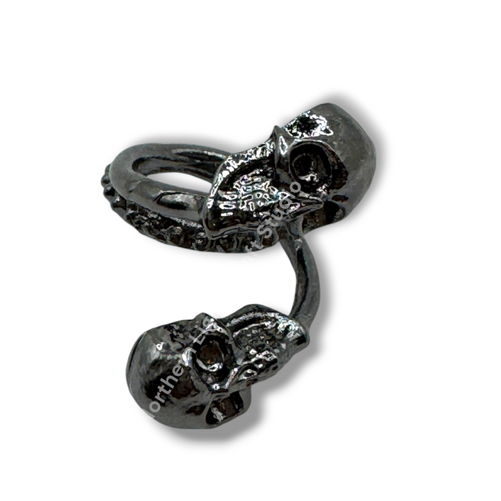 Skull Bead Wrap Spacer -5pc. READ DESCRIPTION!