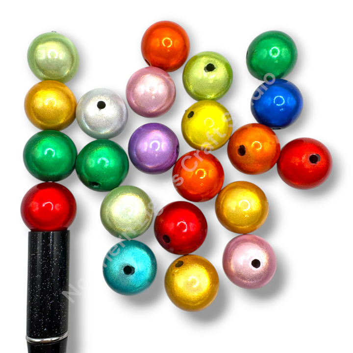 Miracle Finish 16mm Acrylic Premium Beads -20pc.