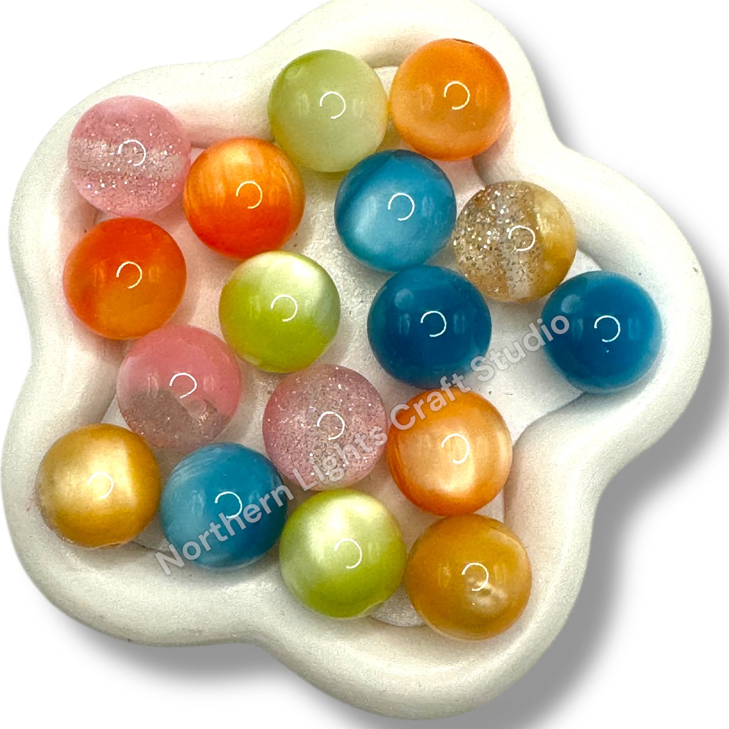Tropical Sunset 16mm Bead - 20 pc. Mix