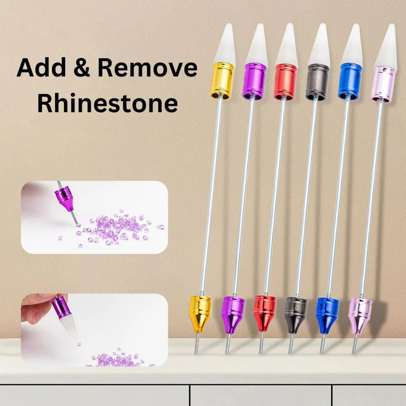 Beadable Rhinestone Wax Tool
