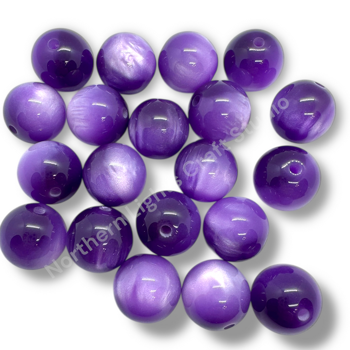 Cat Eye 16mm Acrylic Bead - 9 Colors Available - 20pc.