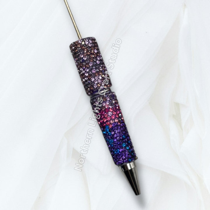 Aurora Borealis Rhinestone Beadable Pen Blank Collection