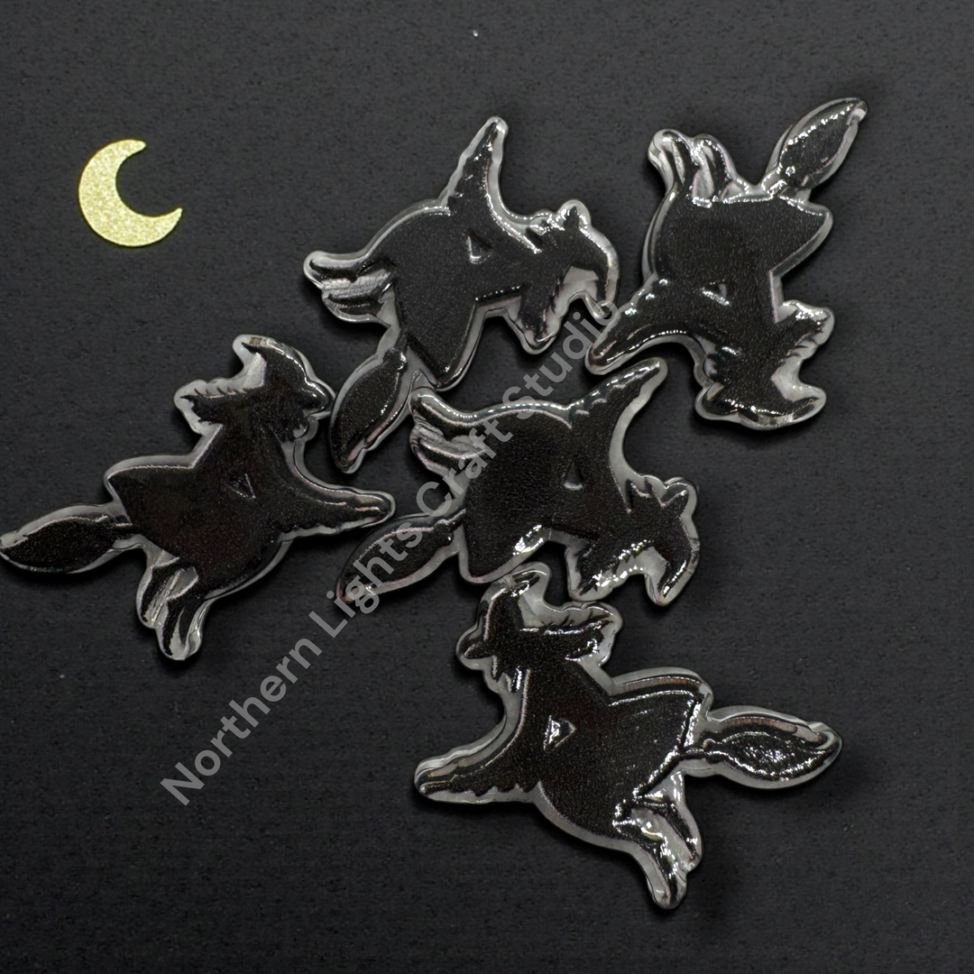 Halloween Acrylic Double-Sided Focal Bead - 20pc.  Mix
