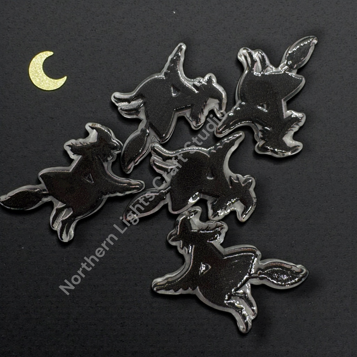 Halloween Acrylic Double-Sided Focal Bead - 20pc.  Mix