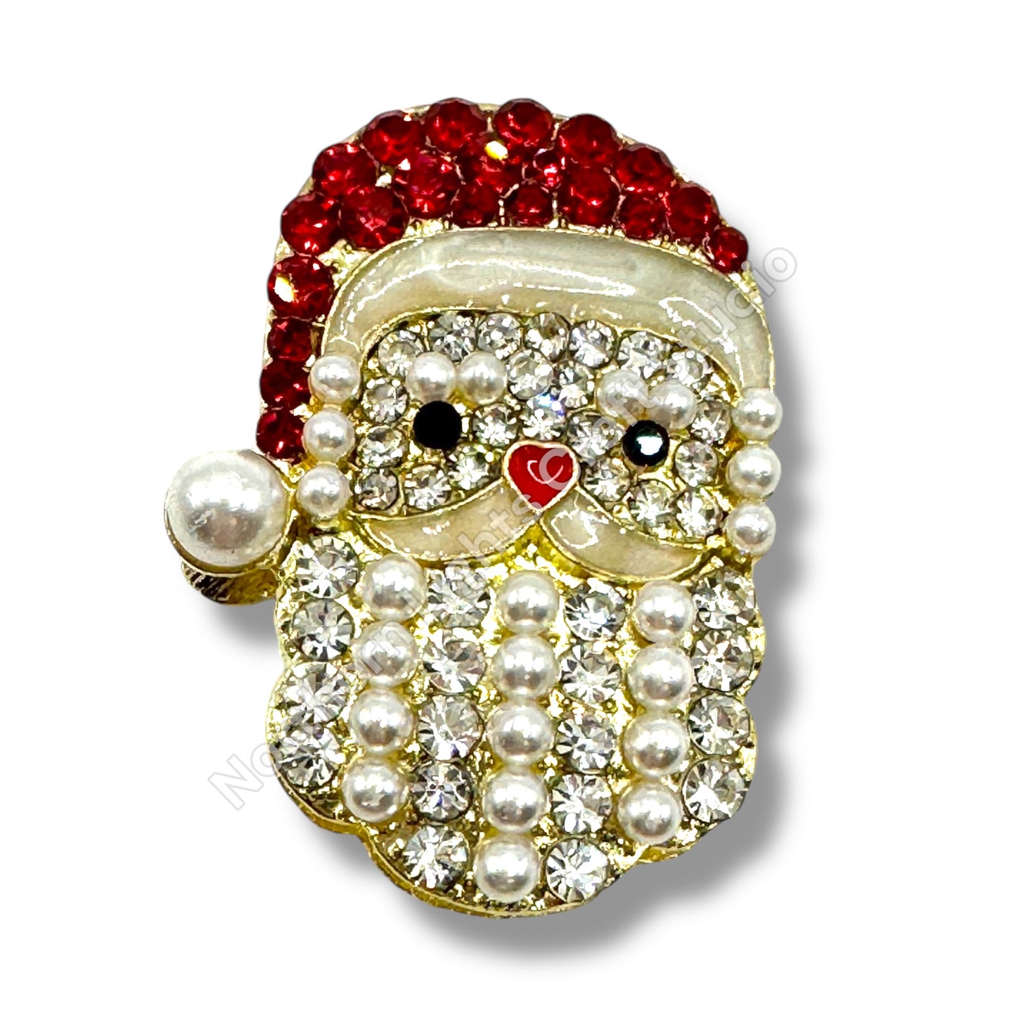 Metal Alloy Christmas Bling Beads - 1pc choose style