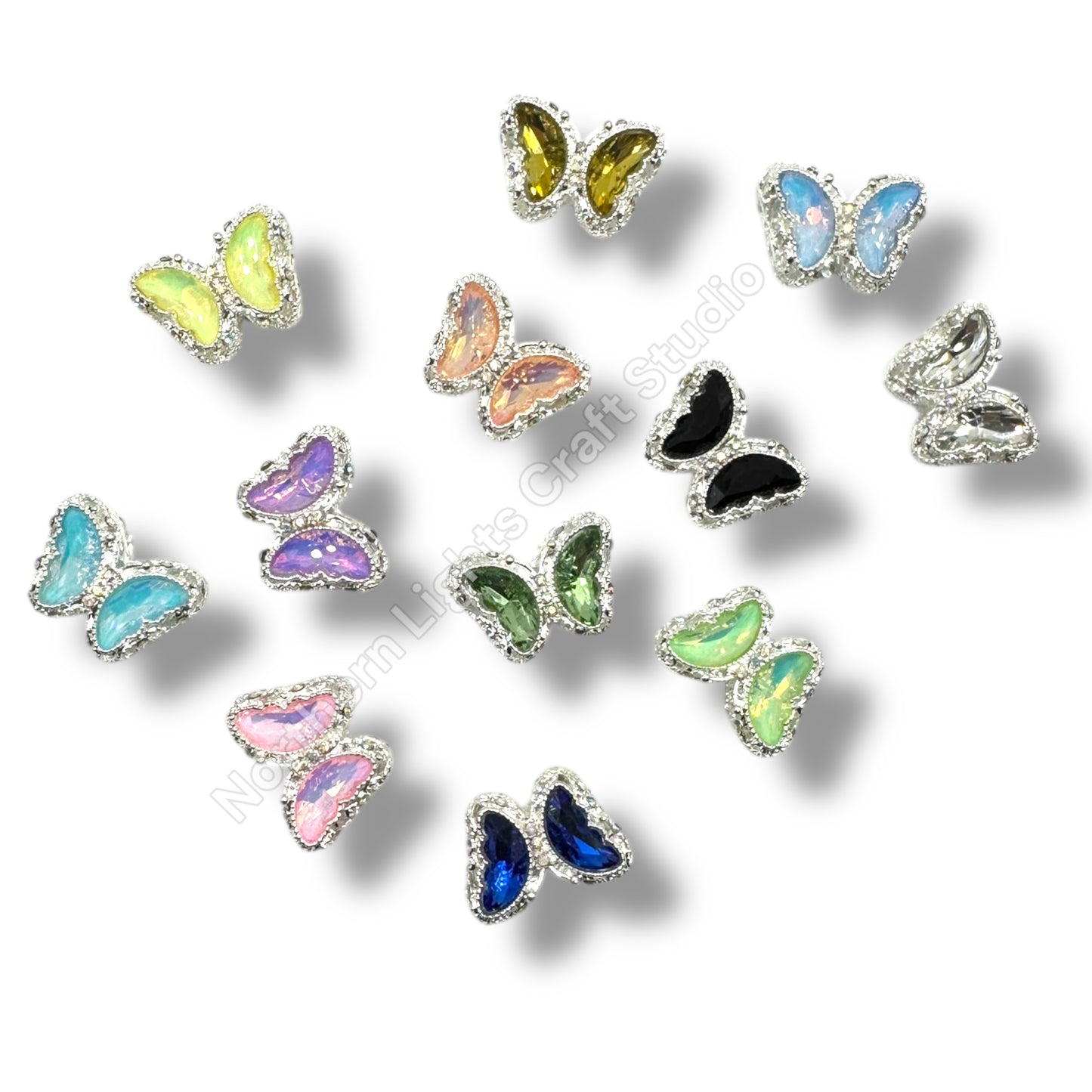 Metal Butterfly Beads 20mmx28mm