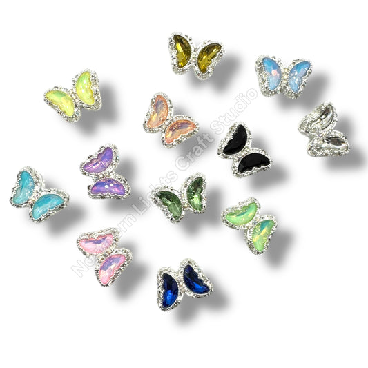 Metal Butterfly Beads 20mmx28mm