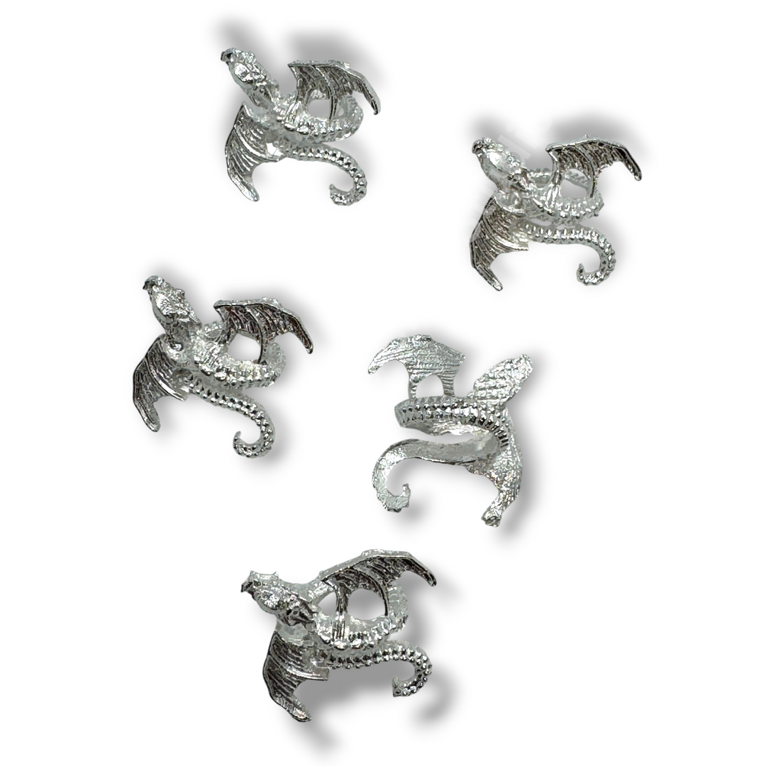 Dragon Spacer Bead -5pc. READ DESCRIPTION!