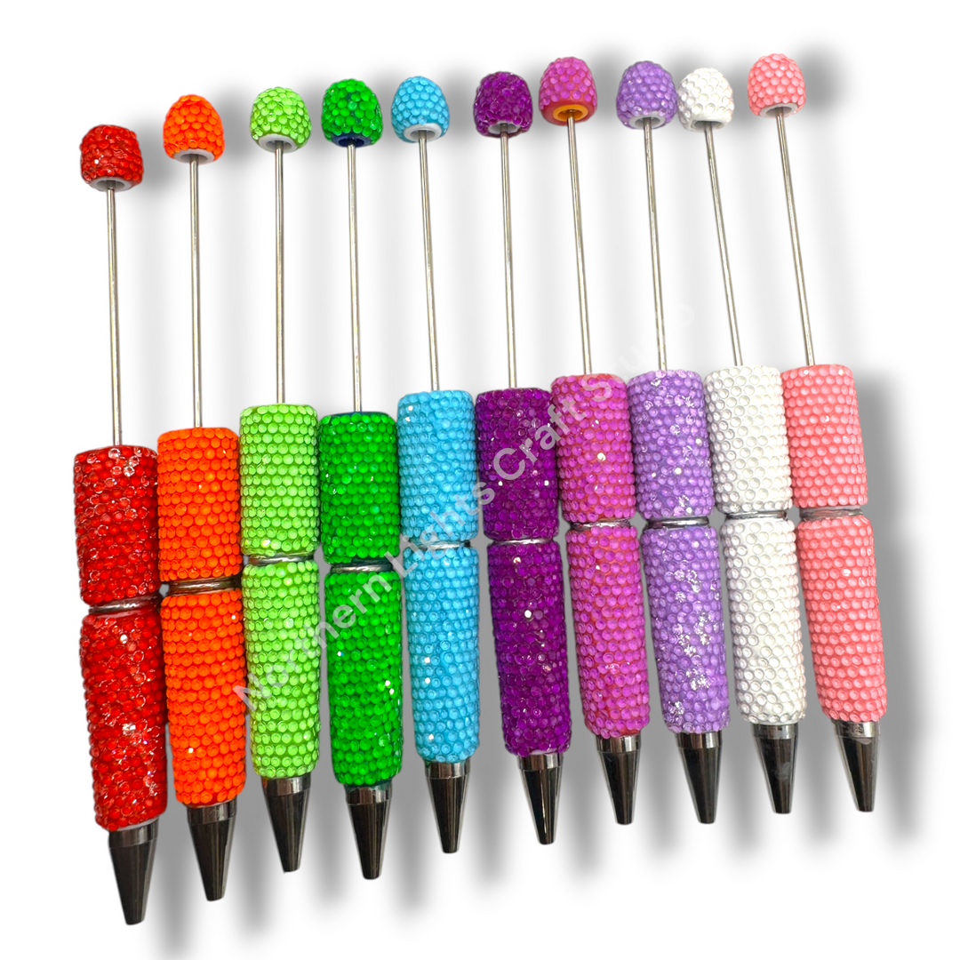 Neon Jelly Crystal Beadable Pen -1pc.