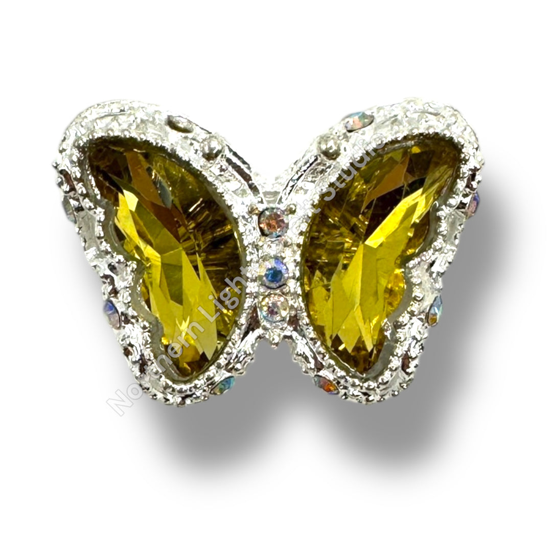 Metal Butterfly Beads 20mmx28mm