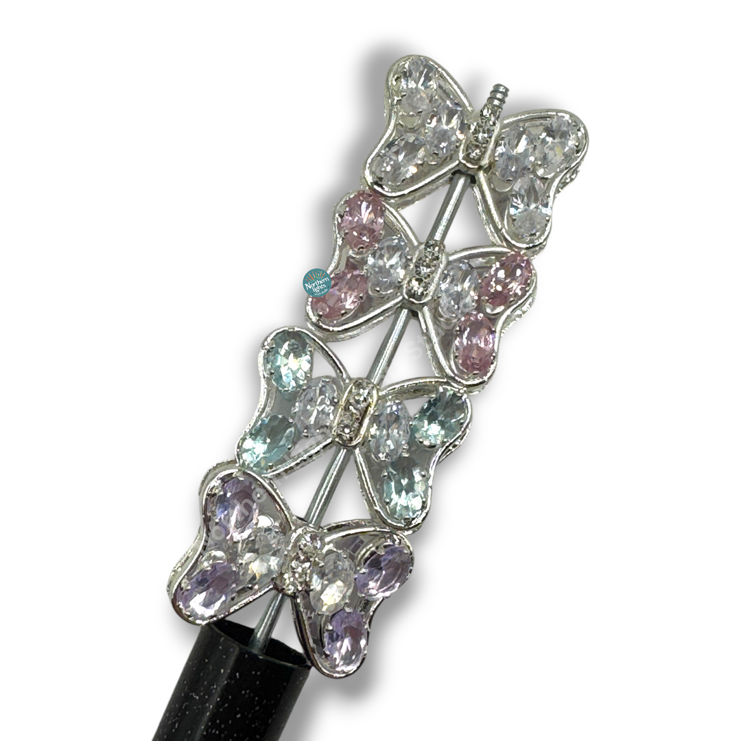 Small Metal Alloy and CZ Bows - 1pc.