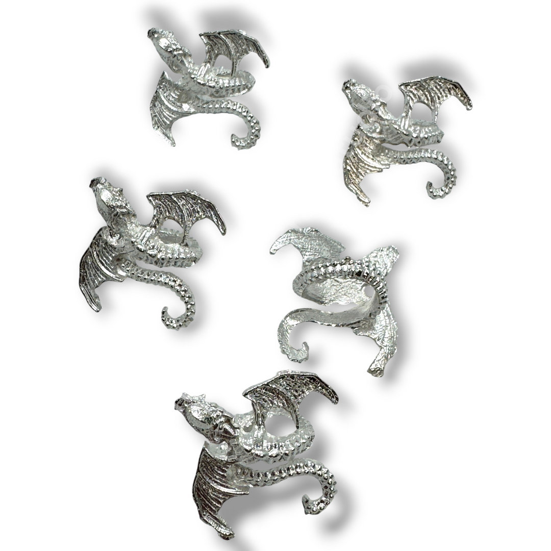 Dragon Spacer Bead -5pc. READ DESCRIPTION!