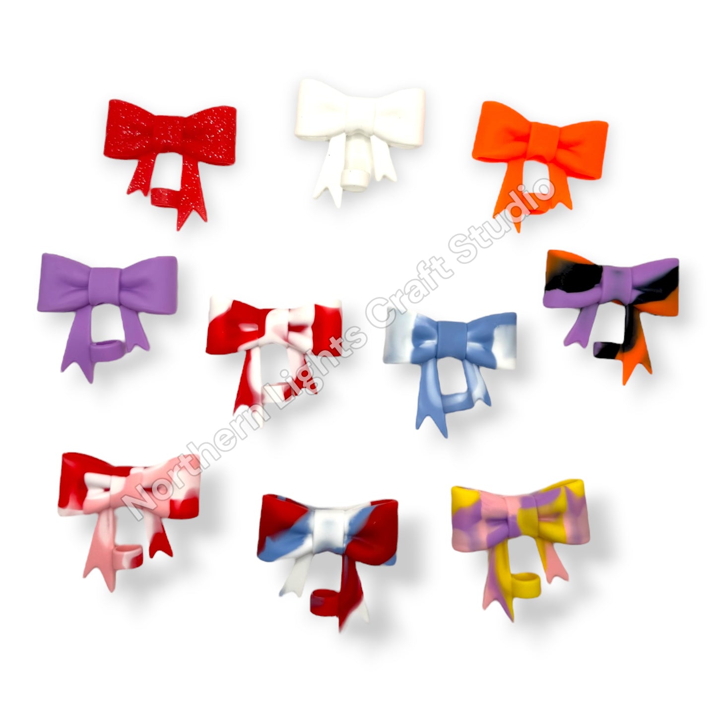 Silicone Bow Straw Cap / Bow Straw Topper