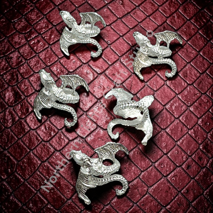 Dragon Spacer Bead -5pc. READ DESCRIPTION!