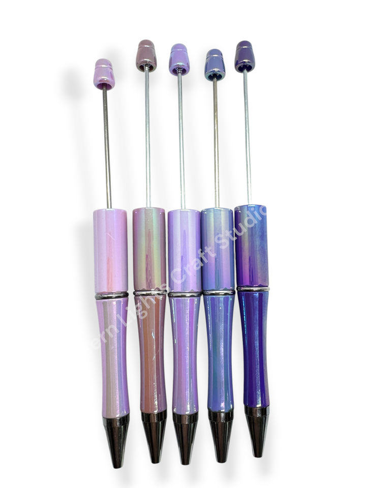 UV Coated Beadable Pens - 5pc.