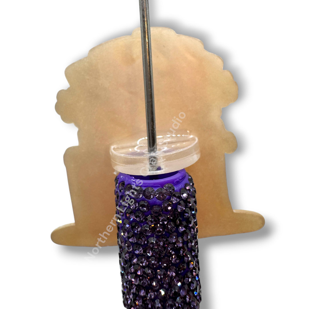 Acrylic Attachments for Beadable Pens to Use With Flat Back Acrylics - 20pc.
